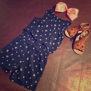$20 for 3 or romper $14 Shoe $7 (sz 7) Bow $3